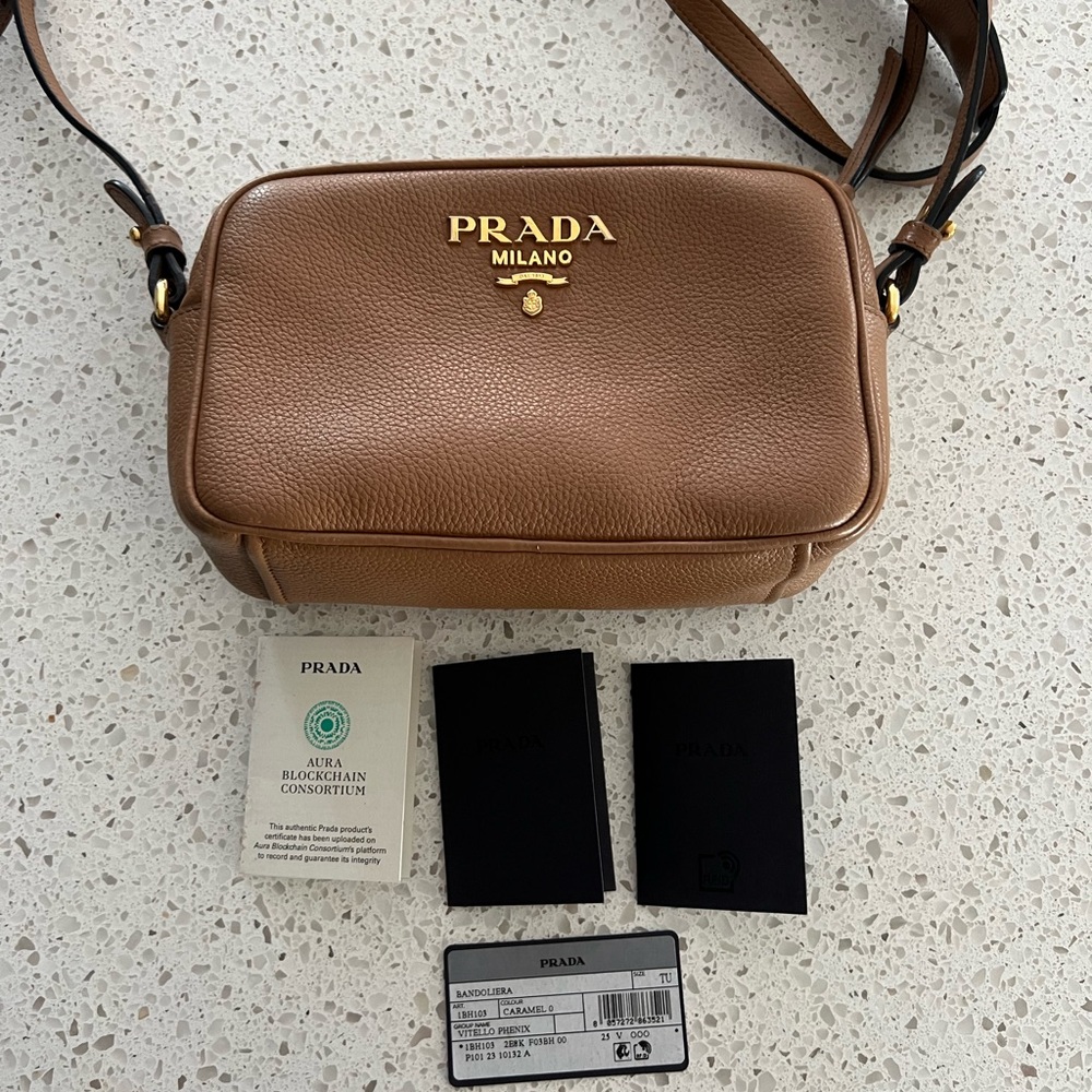 Prada Vitello Phoenix Crossbody Bag